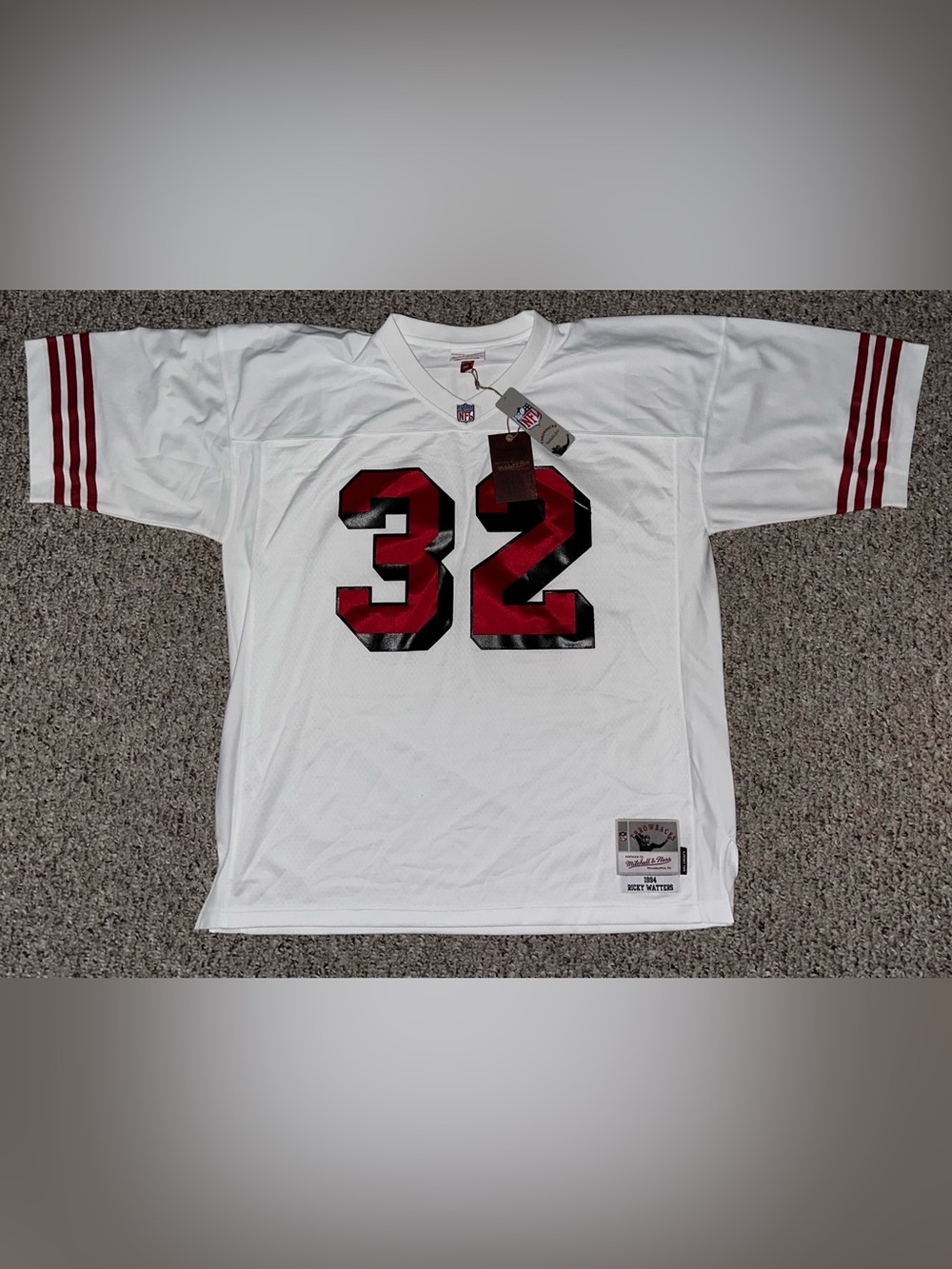 NWT Men’s Mitchell & Ness NFL 49ers Ricky Watters Legacy Jersey-2XL